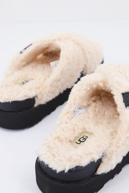 UGG W FUZZ SUGAR CROSS S en color NATURAL (3)