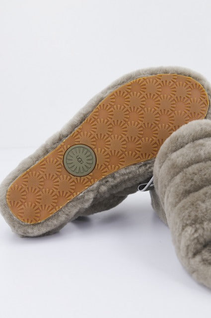 UGG FLUFF YEAH SLIDE en color BURNTOLIVE (4)