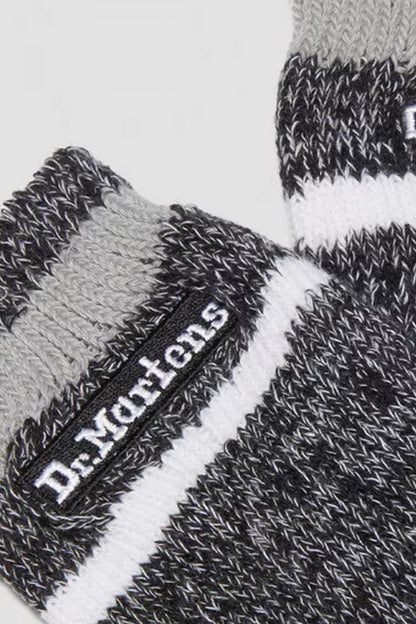 DR. MARTENS  SHORT MARL SOCK  en color BLACK  (3)