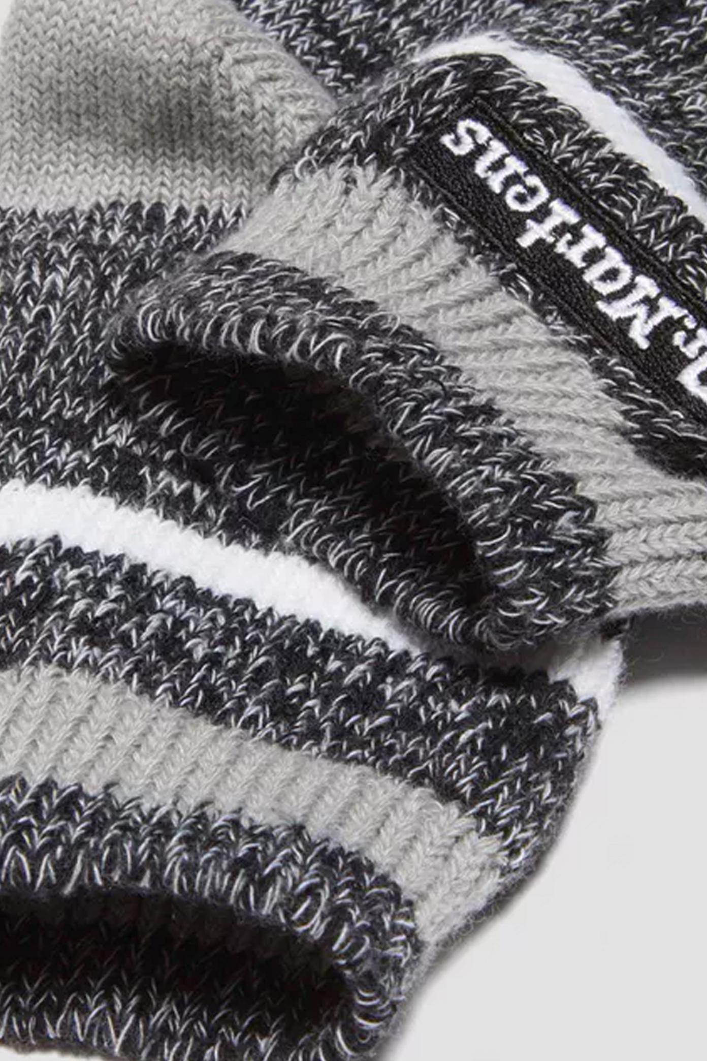 DR. MARTENS  SHORT MARL SOCK  en color BLACK  (4)