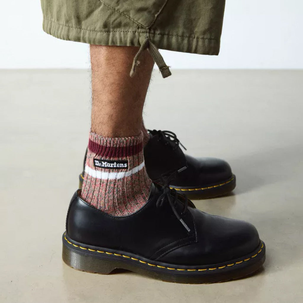 DR. MARTENS  SHORT MARL SOCK  en color TAUPE  (1)