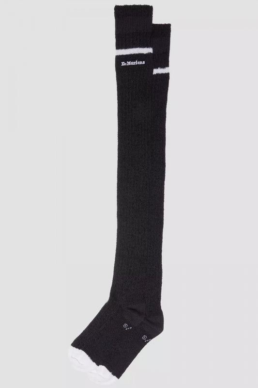 DR. MARTENS LONG MARL SOCK en color BLACK  (1)