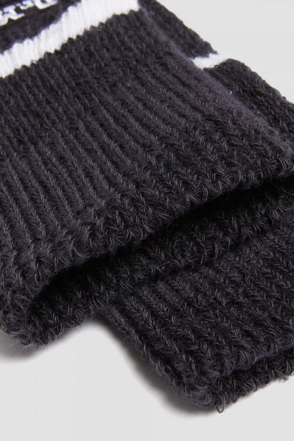 DR. MARTENS LONG MARL SOCK en color BLACK  (4)