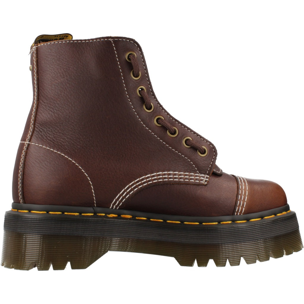 DR. MARTENS SINCLAIR FLOWER en color DRKBRN  (4)