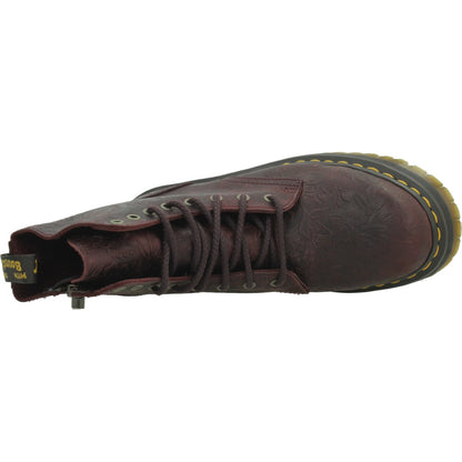 DR. MARTENS JADON EMBOSS FLORAL en color CHERRY  (7)
