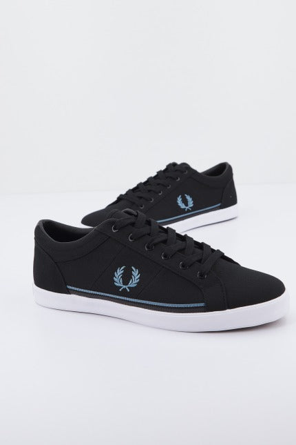 FRED PERRY BASELINE TWILL en color BLACK  (1)