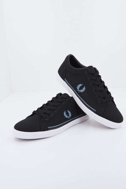 FRED PERRY BASELINE TWILL en color BLACK  (2)