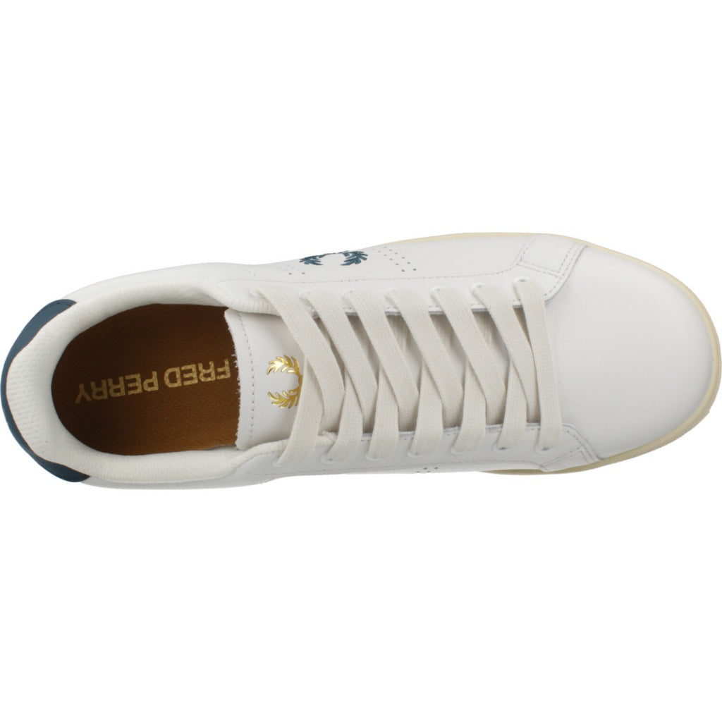 FRED PERRY  B LEATHER en color CSNWWHT  (7)