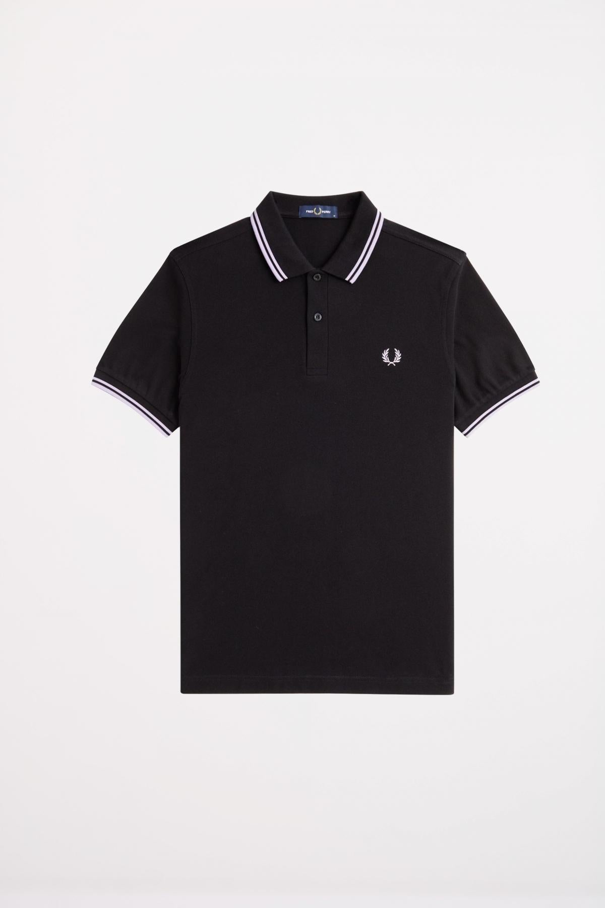 FRED PERRY TWIN TIPPED FRED PER en color WBLK  (2)