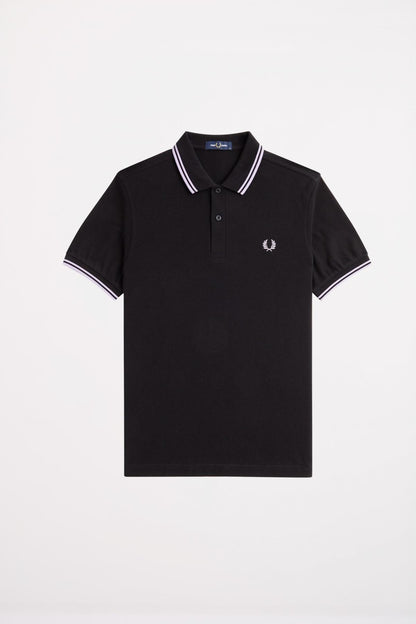 FRED PERRY TWIN TIPPED FRED PER en color WBLK  (2)