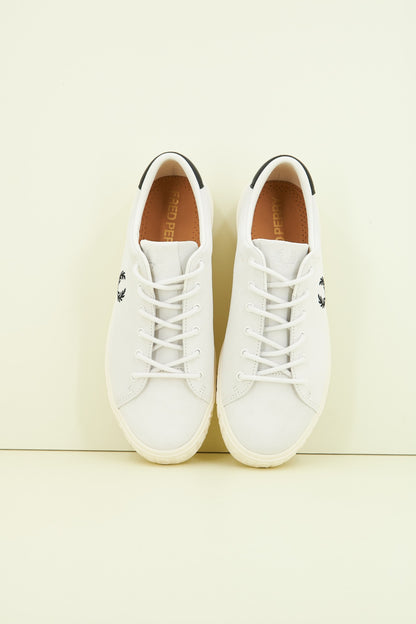 FRED PERRY LOTTIE SUEDE en color WHITE  (2)