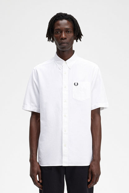 FRED PERRY OXFORD SHIRT en color WHITE  (1)