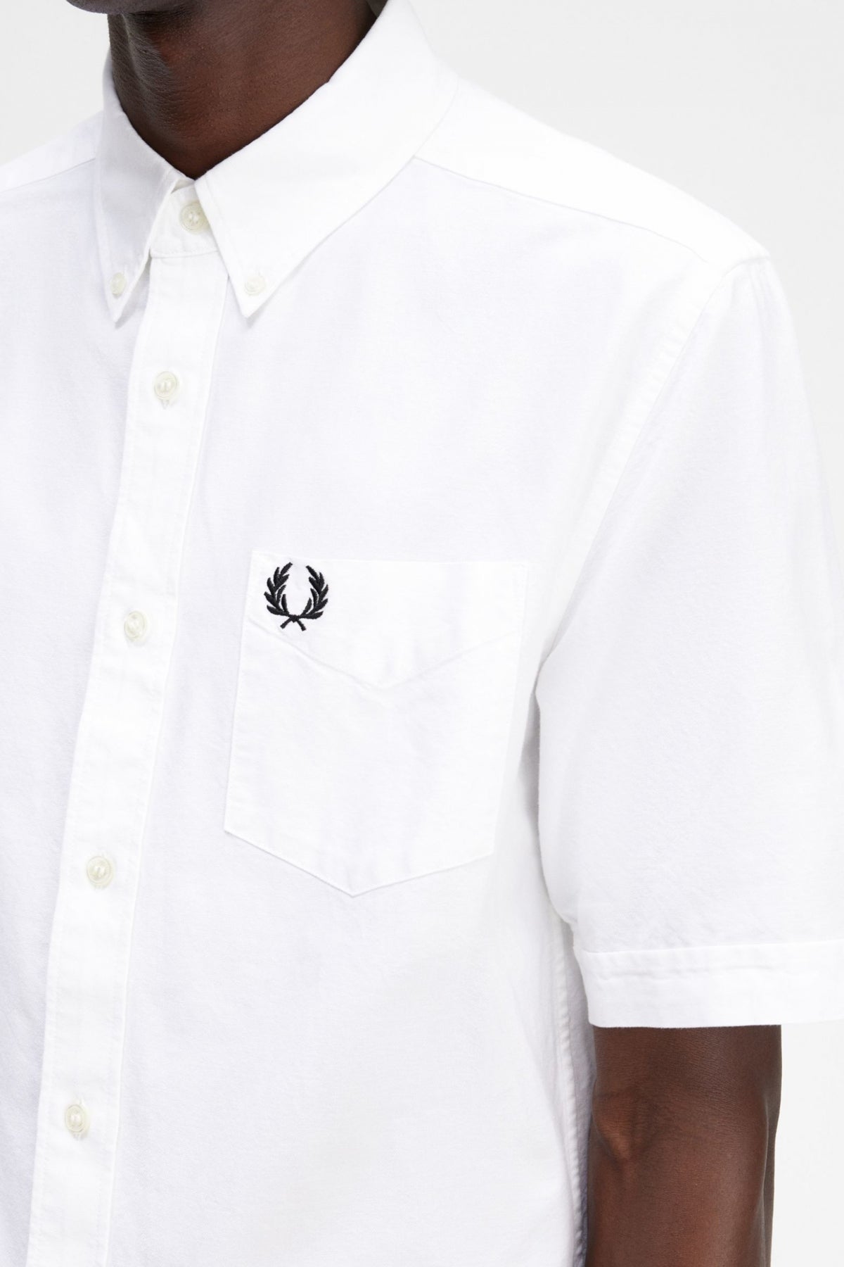 FRED PERRY OXFORD SHIRT en color WHITE  (4)