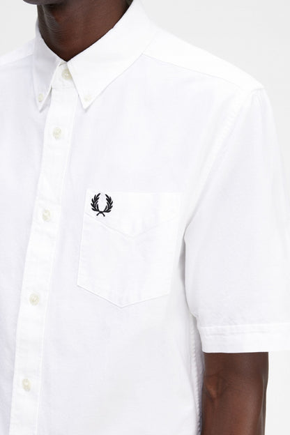 FRED PERRY OXFORD SHIRT en color WHITE  (4)