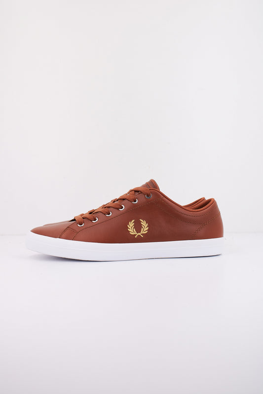 FRED PERRY BASELINE LEATHER en color CTAN  (1)