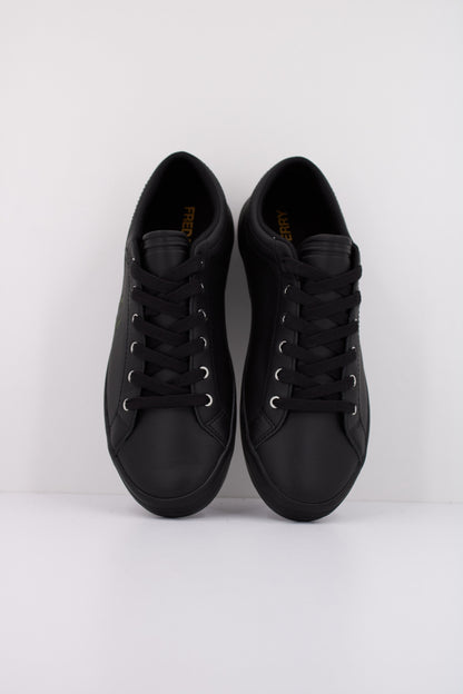 FRED PERRY BASELINE LEATHER en color WBLKLRL  (3)