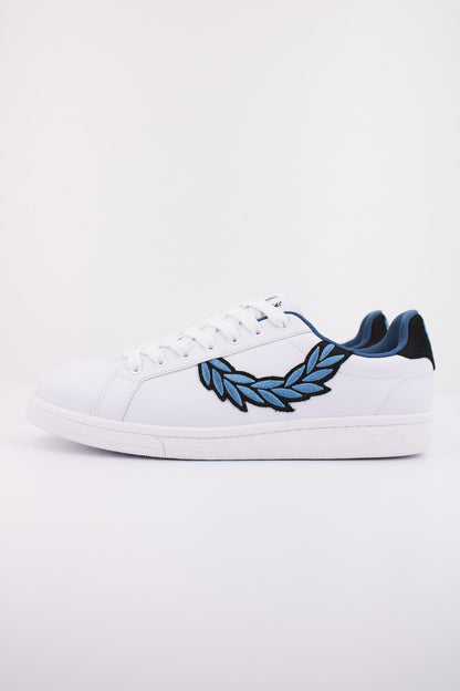 FRED PERRY B LEATHER/BRANDE en color UWHTMDNG  (1)
