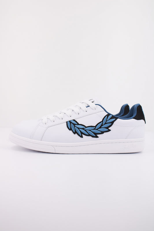 FRED PERRY B LEATHER/BRANDE en color UWHTMDNG  (1)