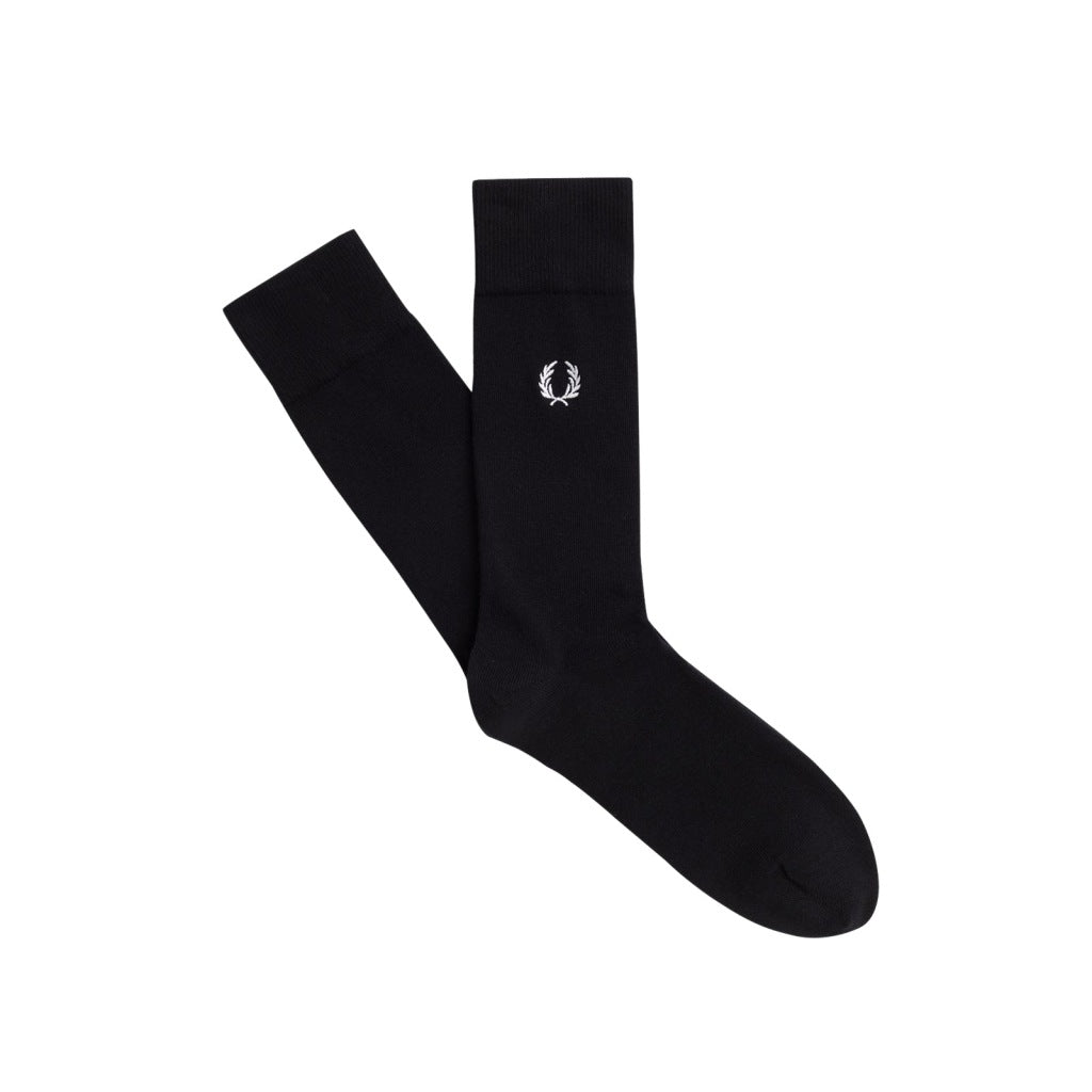 FRED PERRY WREATH SOCK en color BLACK  (3)