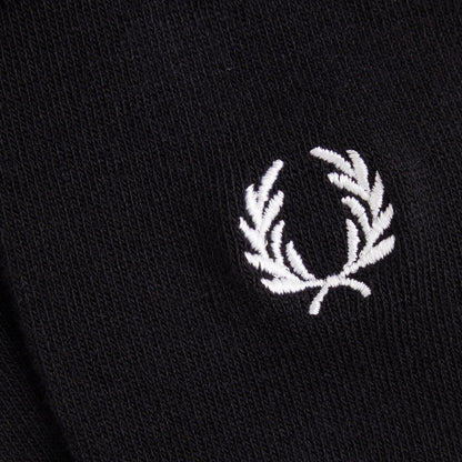 FRED PERRY WREATH SOCK en color BLACK  (4)