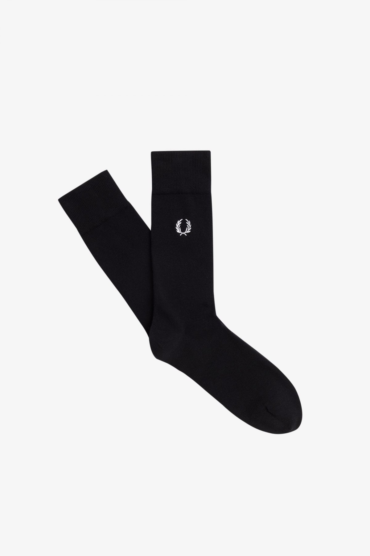 FRED PERRY WREATH SOCK en color BLACK  (1)