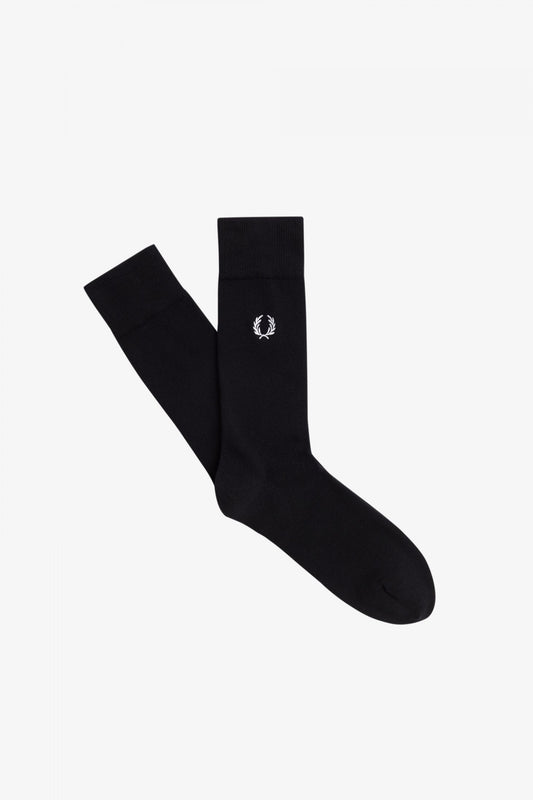 FRED PERRY WREATH SOCK en color BLACK  (1)