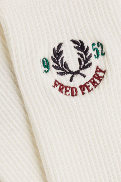 FRED PERRY CLUBHOUSE SOCK en color ECRU  (3)