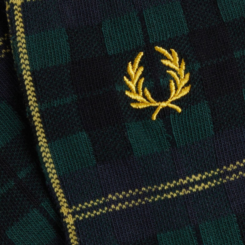 FRED PERRY CHECK SOCK en color NAVY  (4)