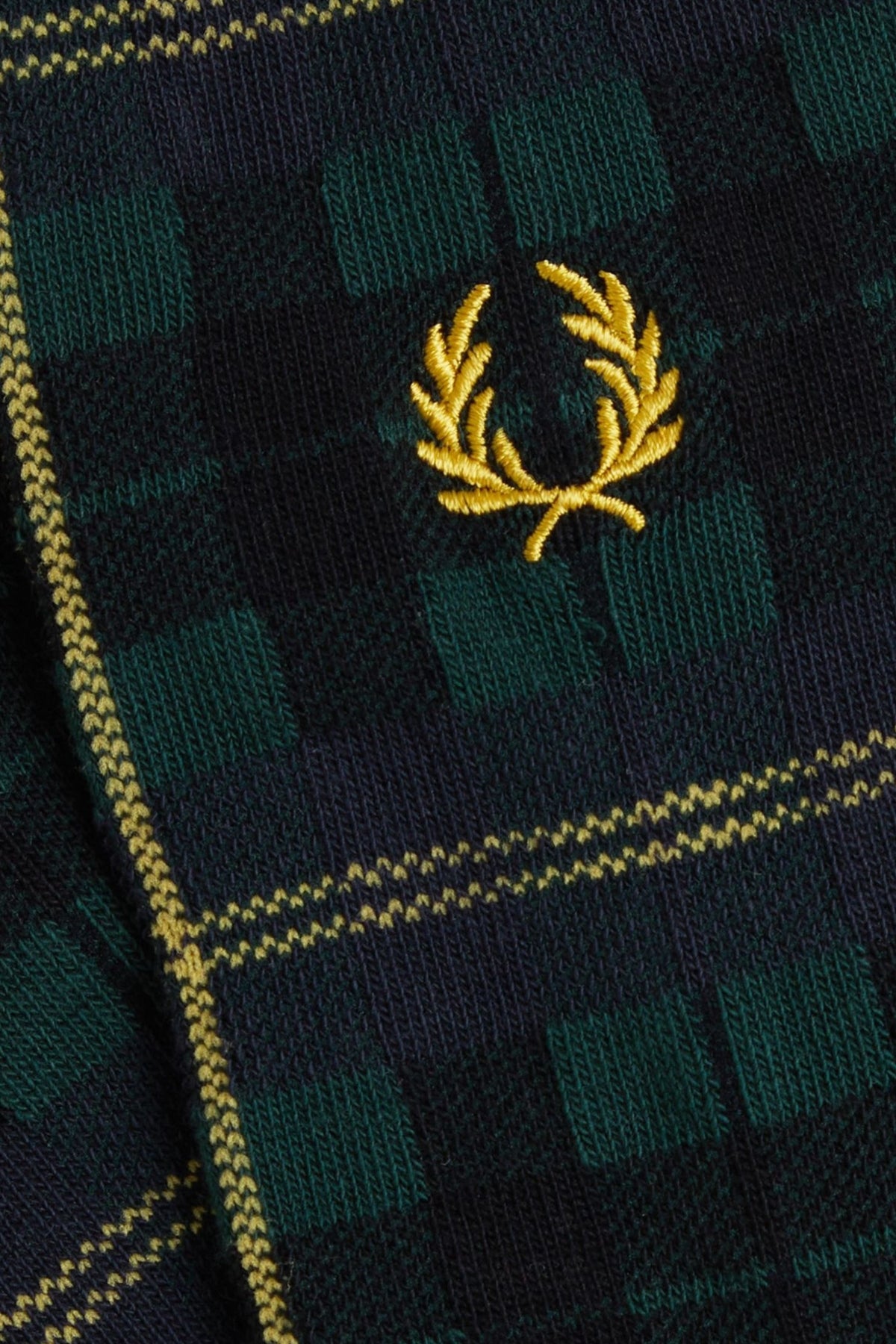 FRED PERRY CHECK SOCK en color NAVY  (2)