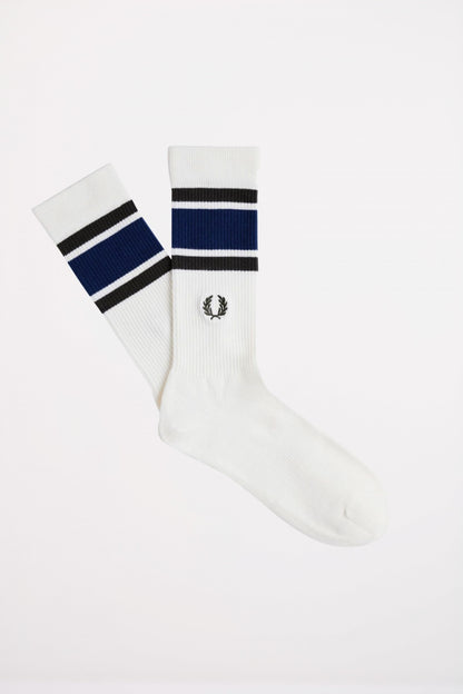 FRED PERRY TENNIS TIPPED SOCK en color WHITE  (1)