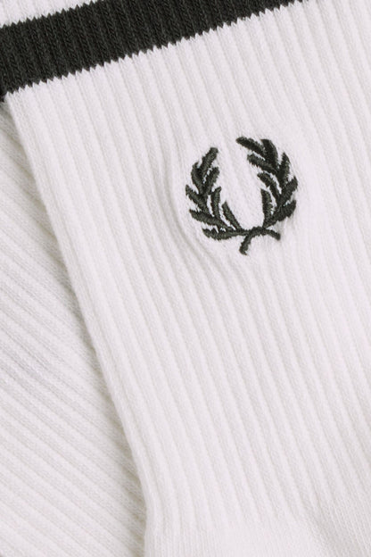 FRED PERRY TENNIS TIPPED SOCK en color WHITE  (2)
