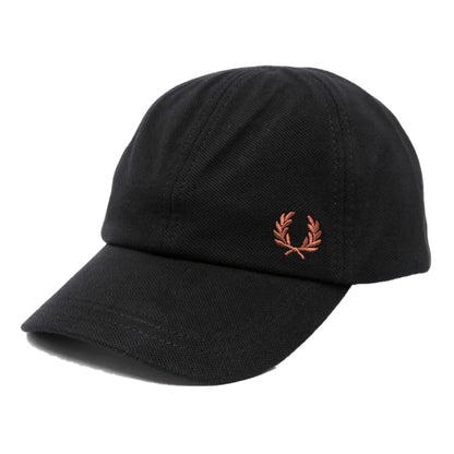 FRED PERRY PIQUE CLASSIC CAP en color SBLKSHD  (4)