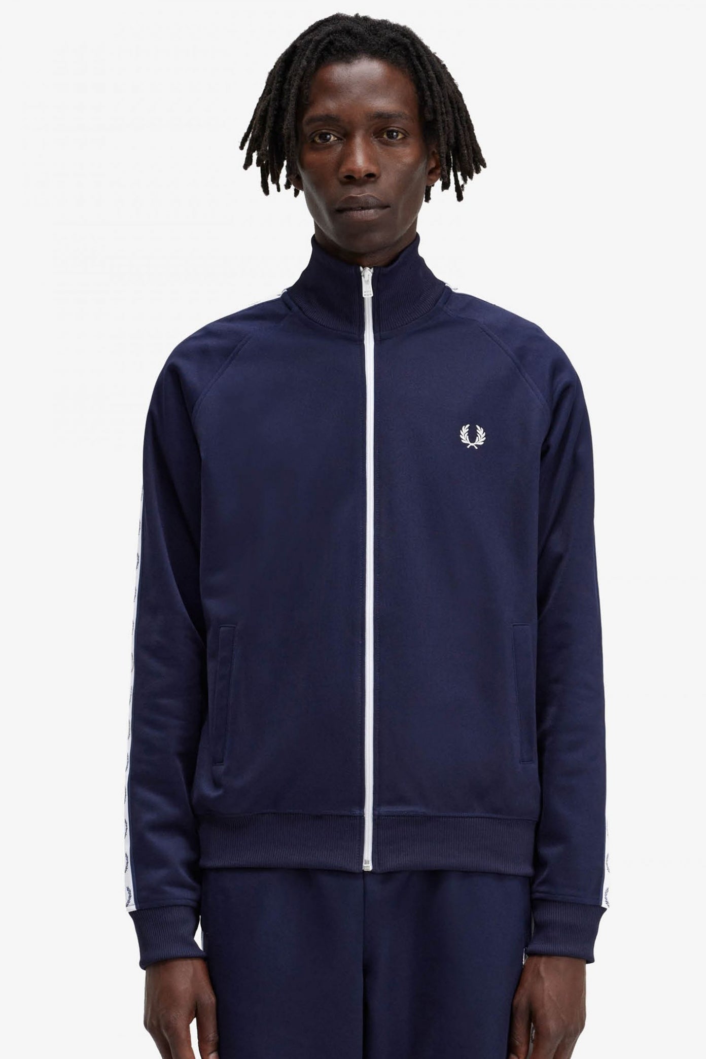 FRED PERRY TRACK JACKET en color BLUE  (1)