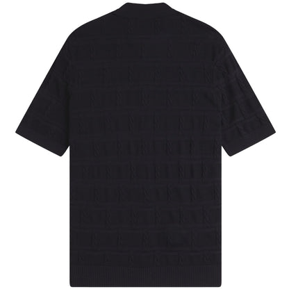 FRED PERRY CABLE DETAIL KNITTED en color BLACK  (5)