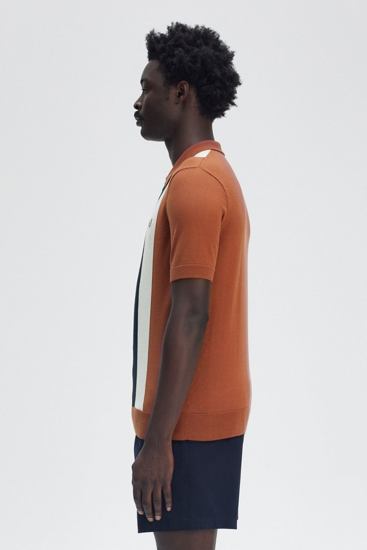 FRED PERRY VERTICAL STRIPE ZIP  en color YCNNMN  (3)