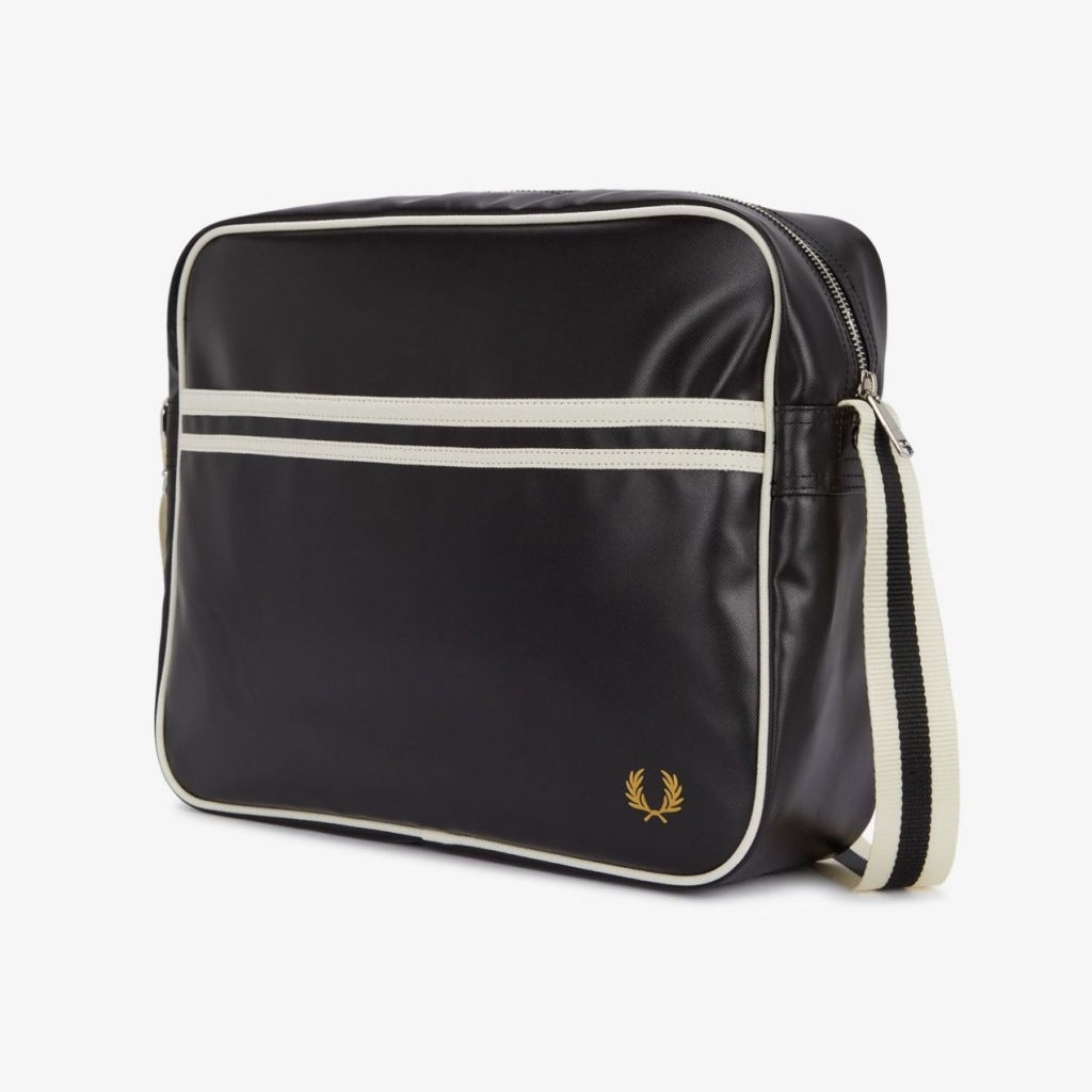 FRED PERRY CLASSIC SHOULDER BAG en color DBLACK  (2)