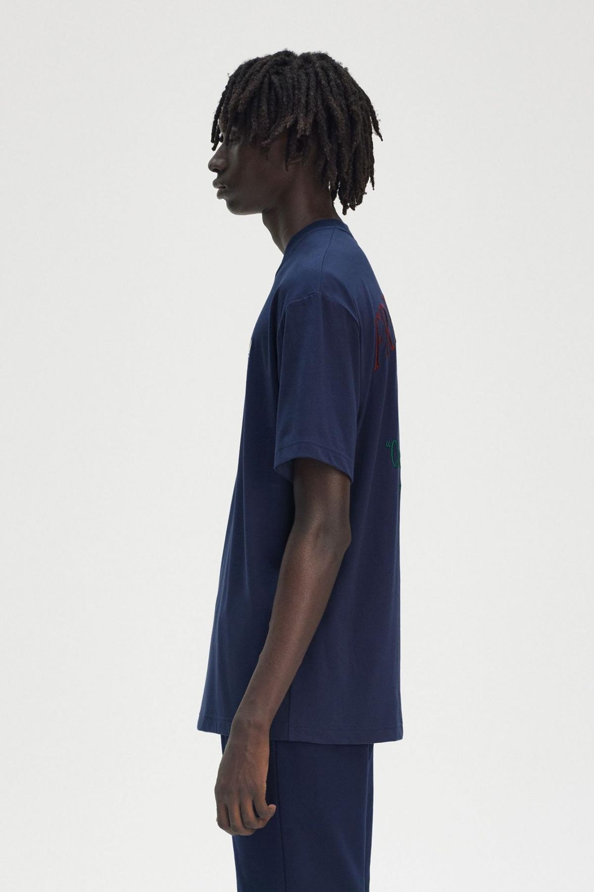 FRED PERRY EMBROIDERED CHAMPION en color XBLUE  (3)