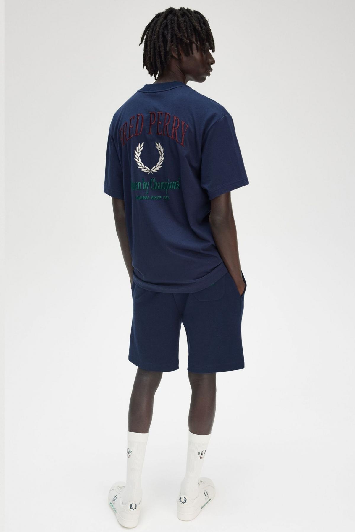 FRED PERRY EMBROIDERED CHAMPION en color XBLUE  (4)