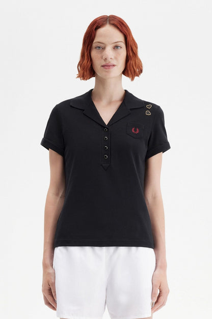 FRED PERRY POCKET DETAIL POLO S en color BLACK  (1)