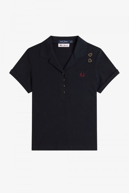 FRED PERRY POCKET DETAIL POLO S en color BLACK  (2)