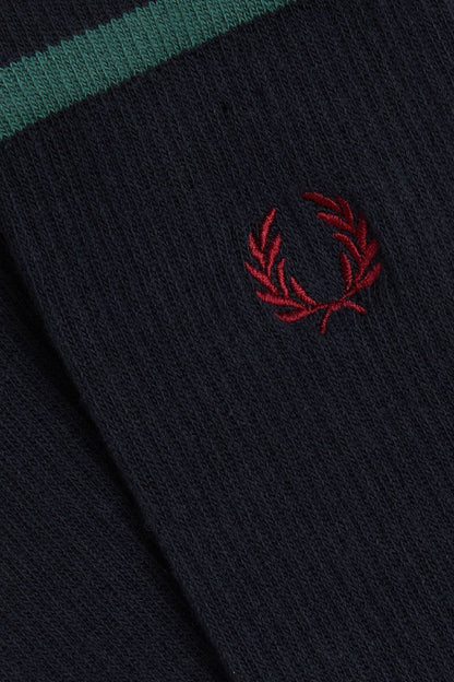 FRED PERRY TIPPED SPORTS SOCK en color NAVY  (2)