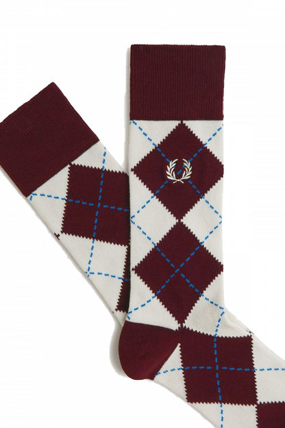 FRED PERRY JACQUARD ARGYLE SOCK en color ZXBLDCR  (2)