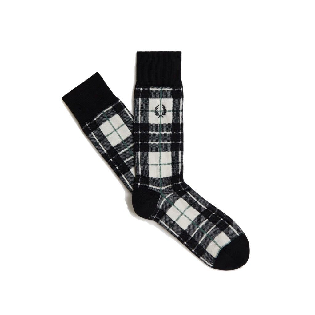 FRED PERRY TARTAN SOCK en color ECRU  (3)