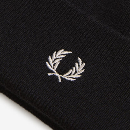 FRED PERRY  CLASSIC BEANIE  en color BLACK  (5)
