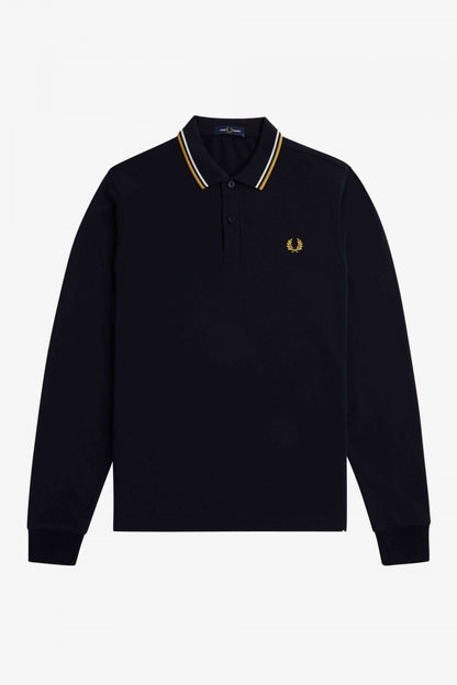 FRED PERRY LS TWIN TIPPED SHIRT en color WNVYCR  (2)