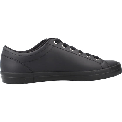 FRED PERRY BASELINE LEATHER en color BLACK  (4)