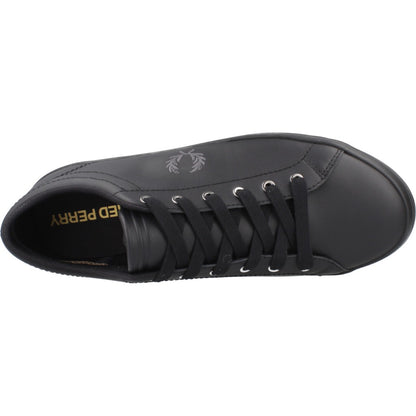 FRED PERRY BASELINE LEATHER en color BLACK  (7)