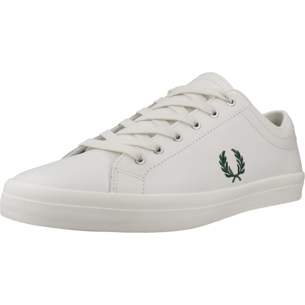 FRED PERRY BASELINE LEATHER en color WHT  (1)