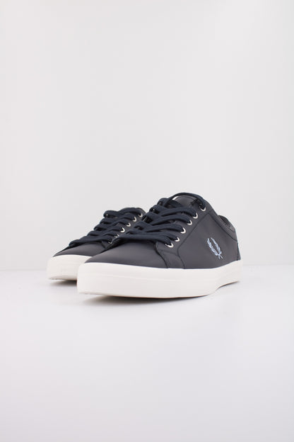 FRED PERRY BASELINE LEATHER en color NAVY  (2)