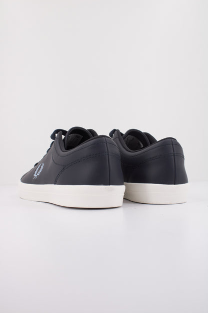 FRED PERRY BASELINE LEATHER en color NAVY  (4)